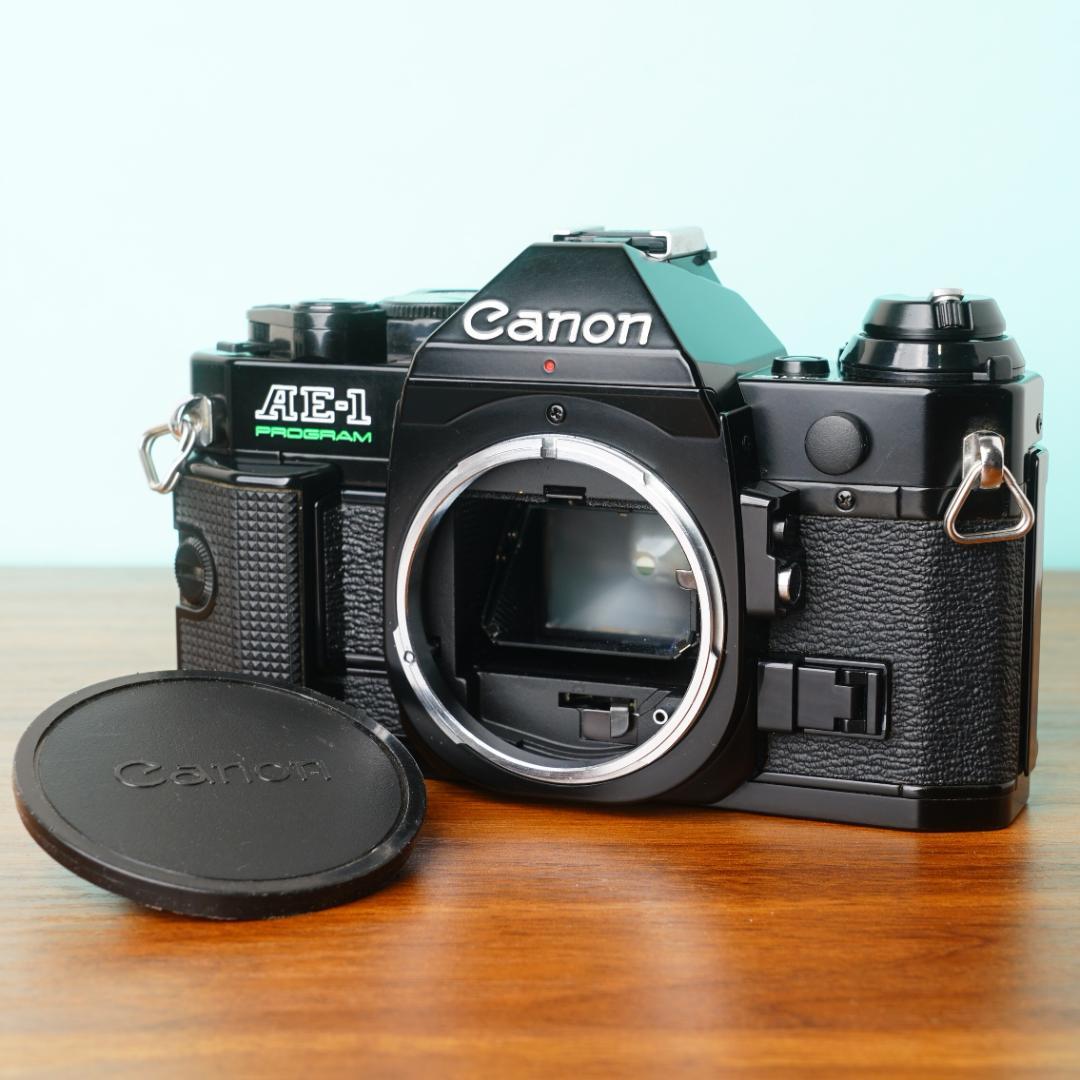 美品]完動品◎Canon AE-1 Program ブラック 防湿庫管理 03