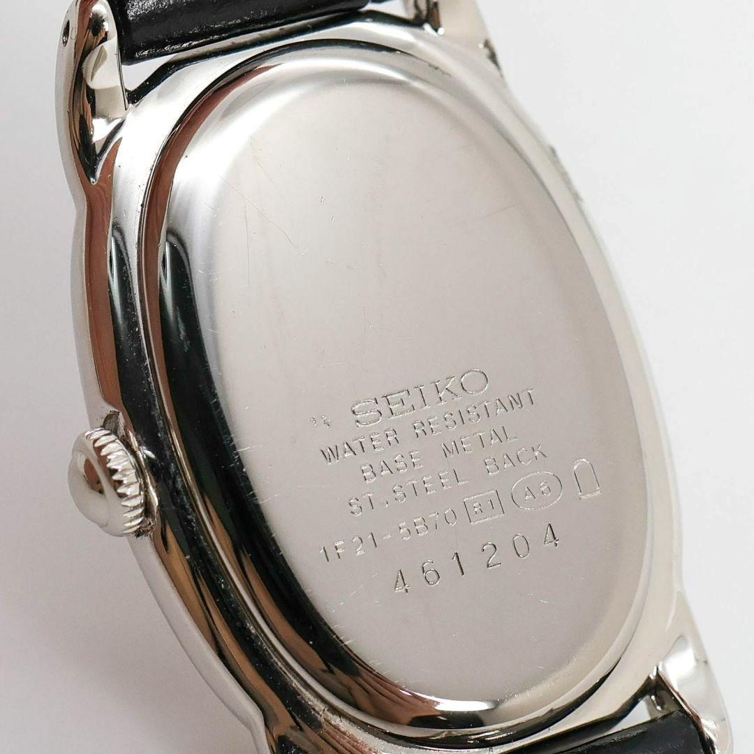 稼働 SEIKO NOIE 腕時計 オーバル 新品レザー レディース 1759