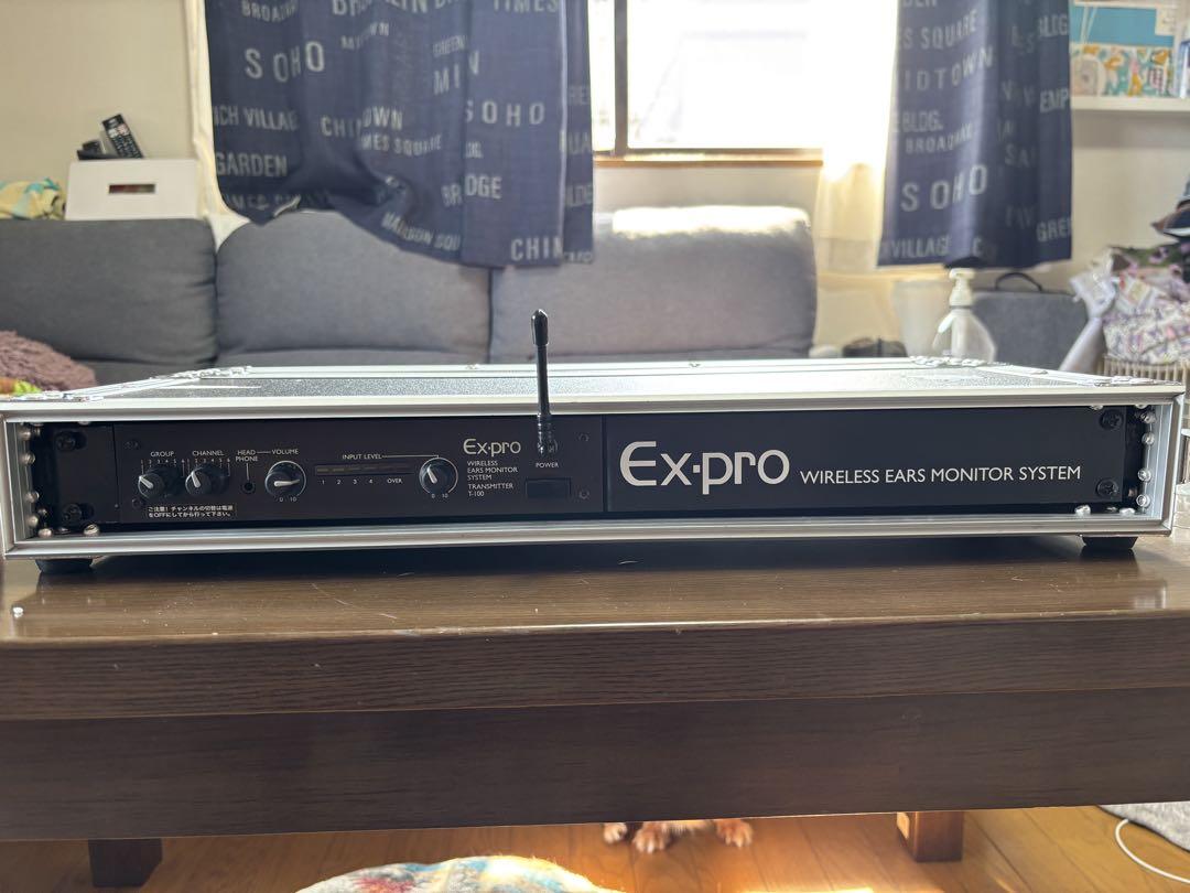 Ex-pro T-100 R-100 ワイヤレス イヤモニター システムおまけ付