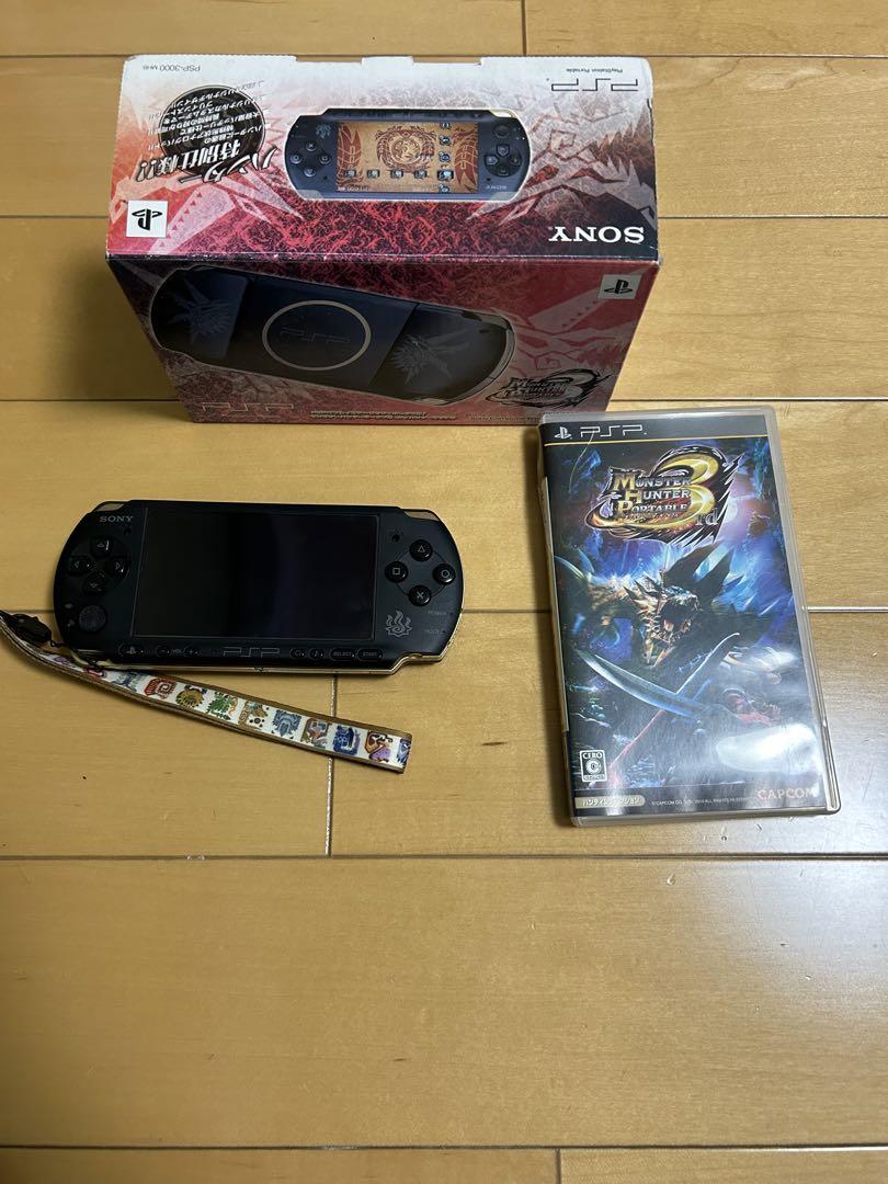PSP-3000 モンスターハンター 3rd ハンターズモデル モンハンプレイステーションポータブル(PSP)