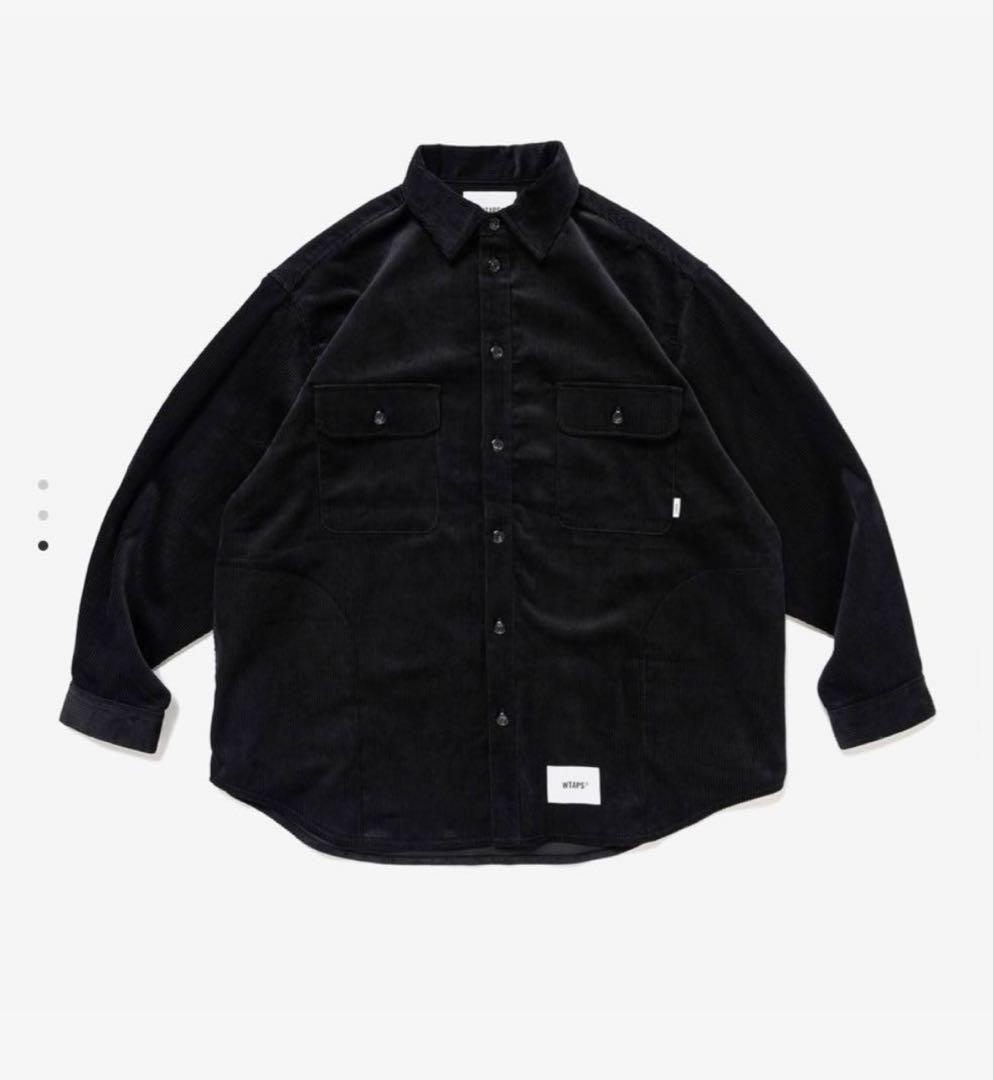 21AW WTAPS WCPO LS CORDUROY 黒 SサイズS WTAPS