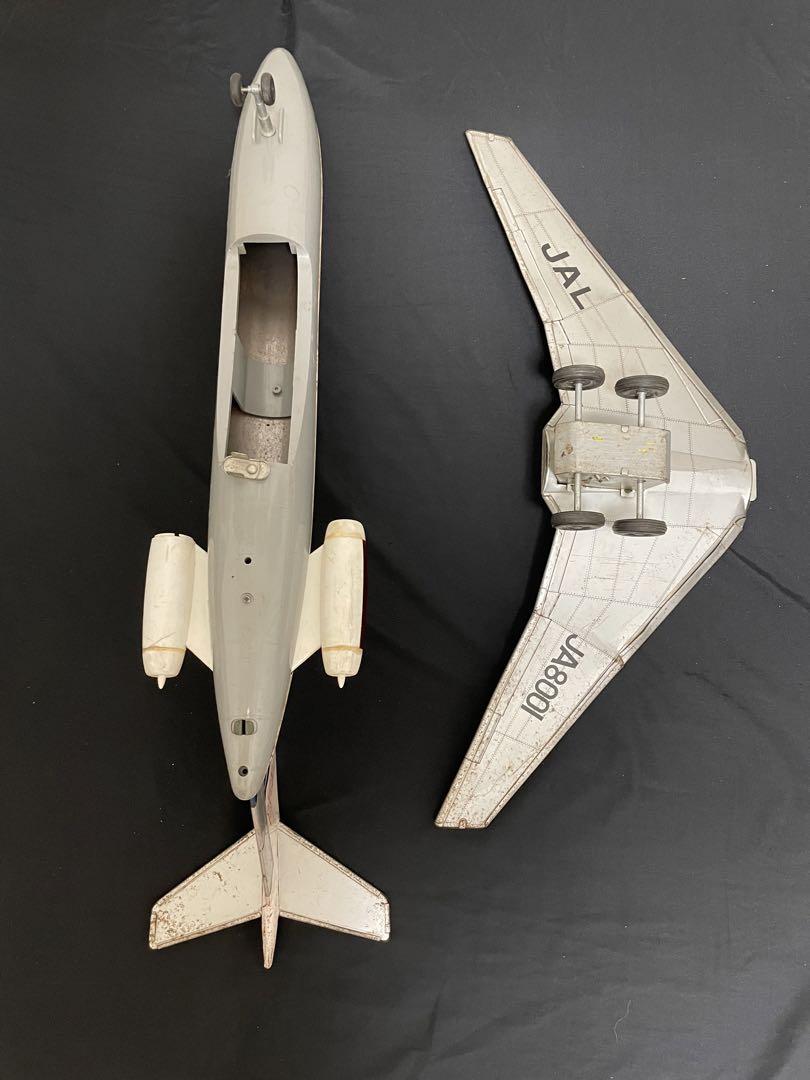 昭和レトロJAL 日本航空（ボーイング727モデル ）飛行機 ブリキ製
