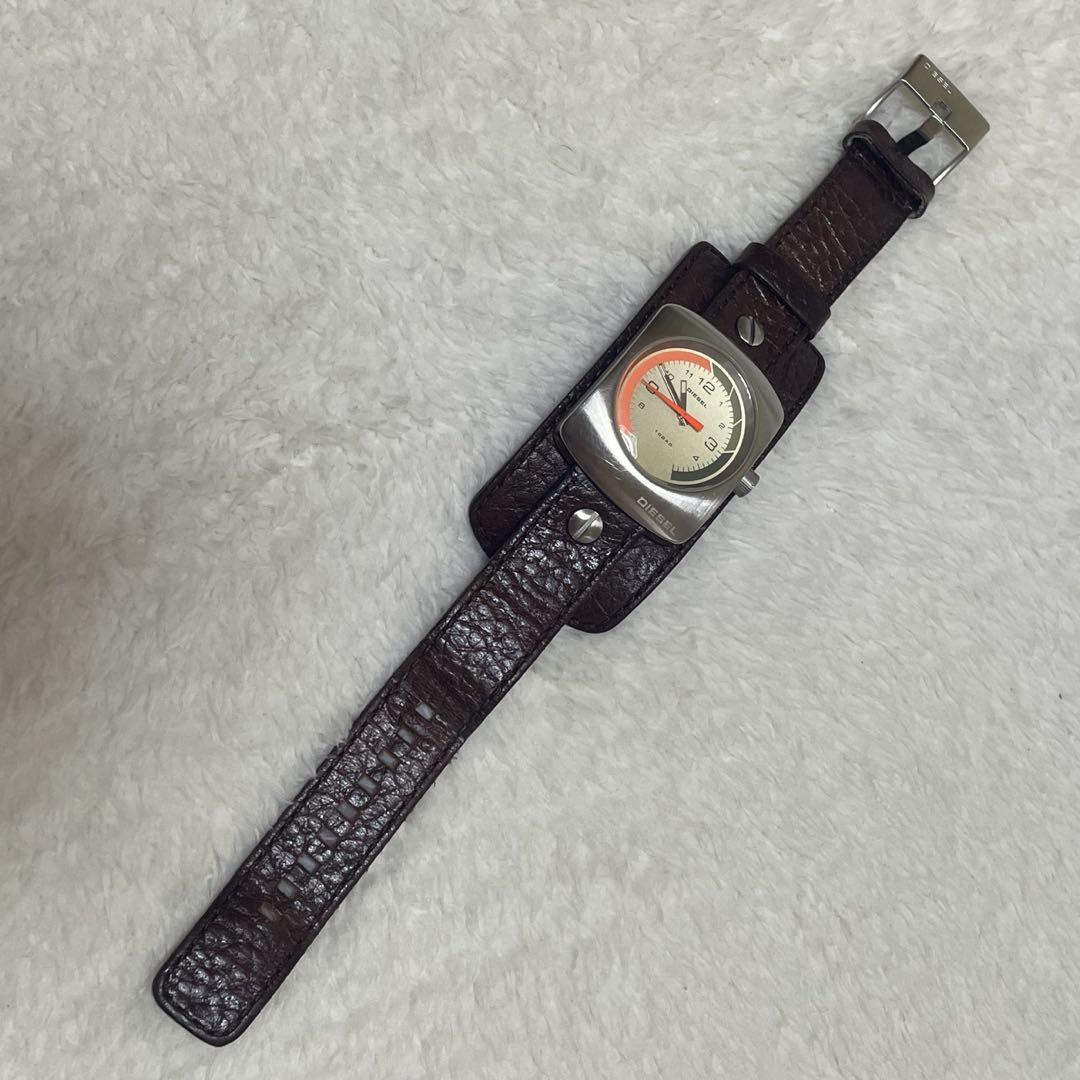 DIESEL DZ2022 ブラウンレザー 時計