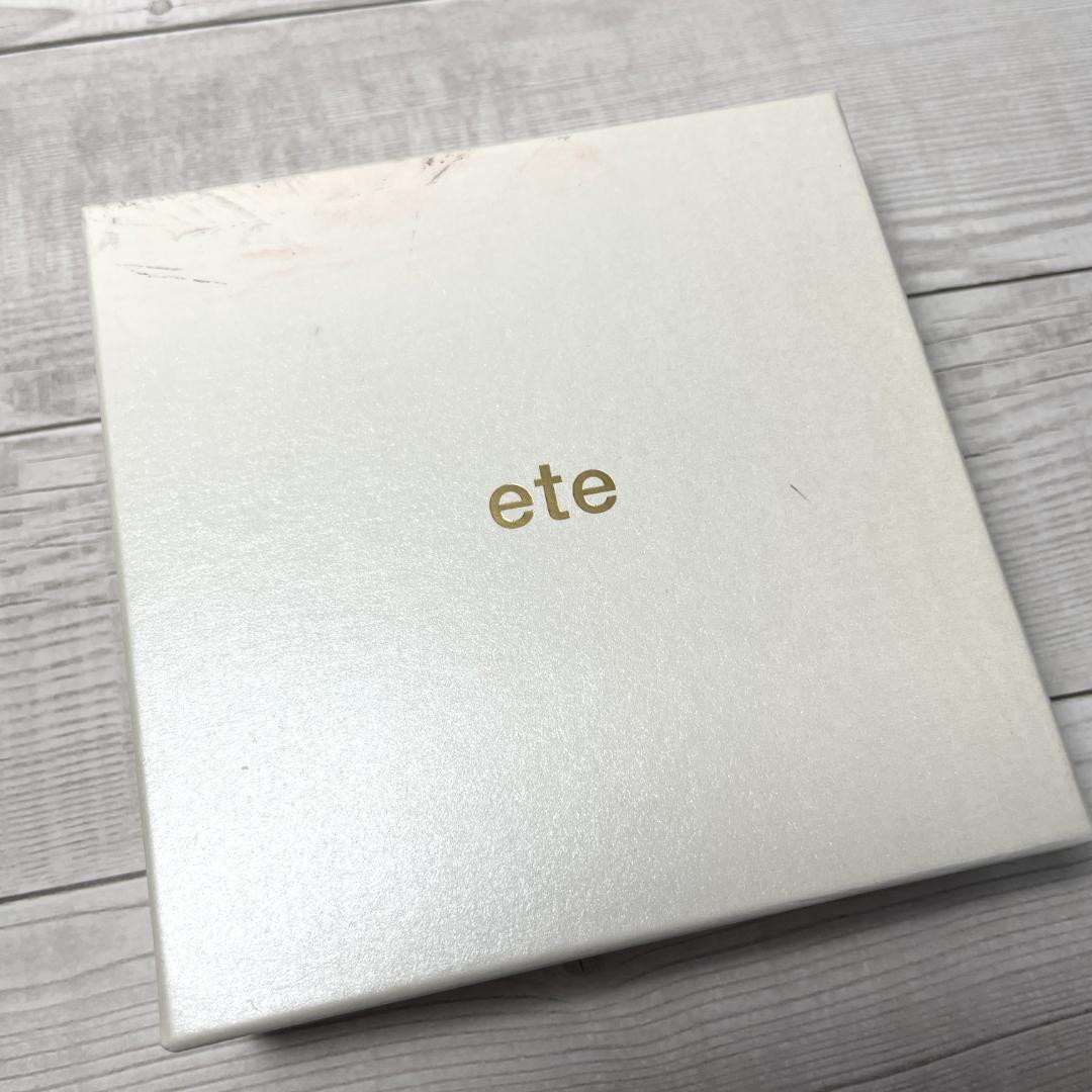 箱付き✨ ete エテ ネックレス 925 パール風 アクセントポール ホワイト