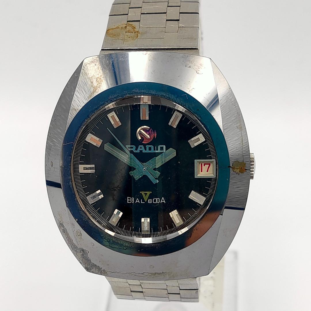 RADO Balboa カットガラス自動巻き時計 W1025