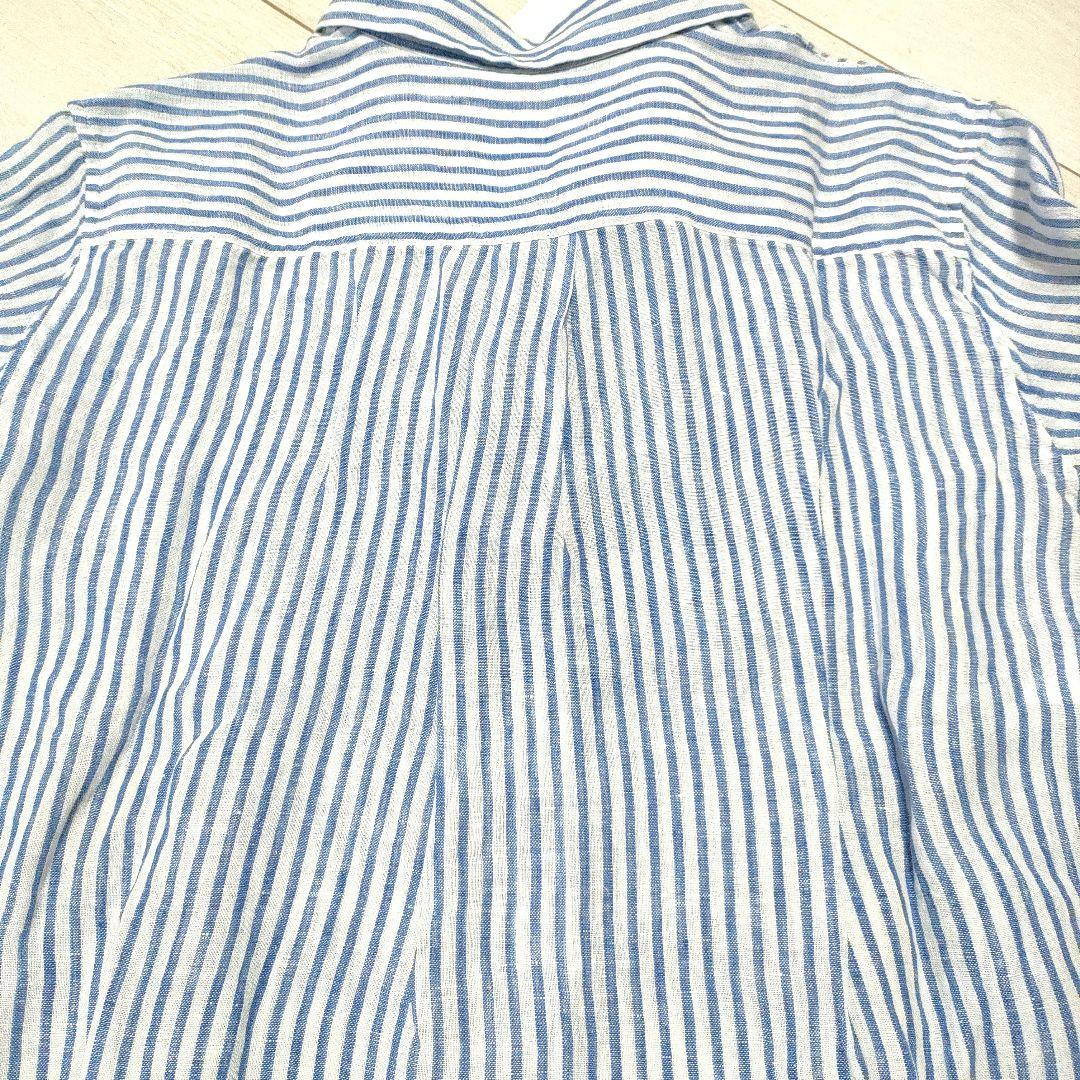 新品タグ付き 23区 ✕ LIBECO リネン100% シャツ 38