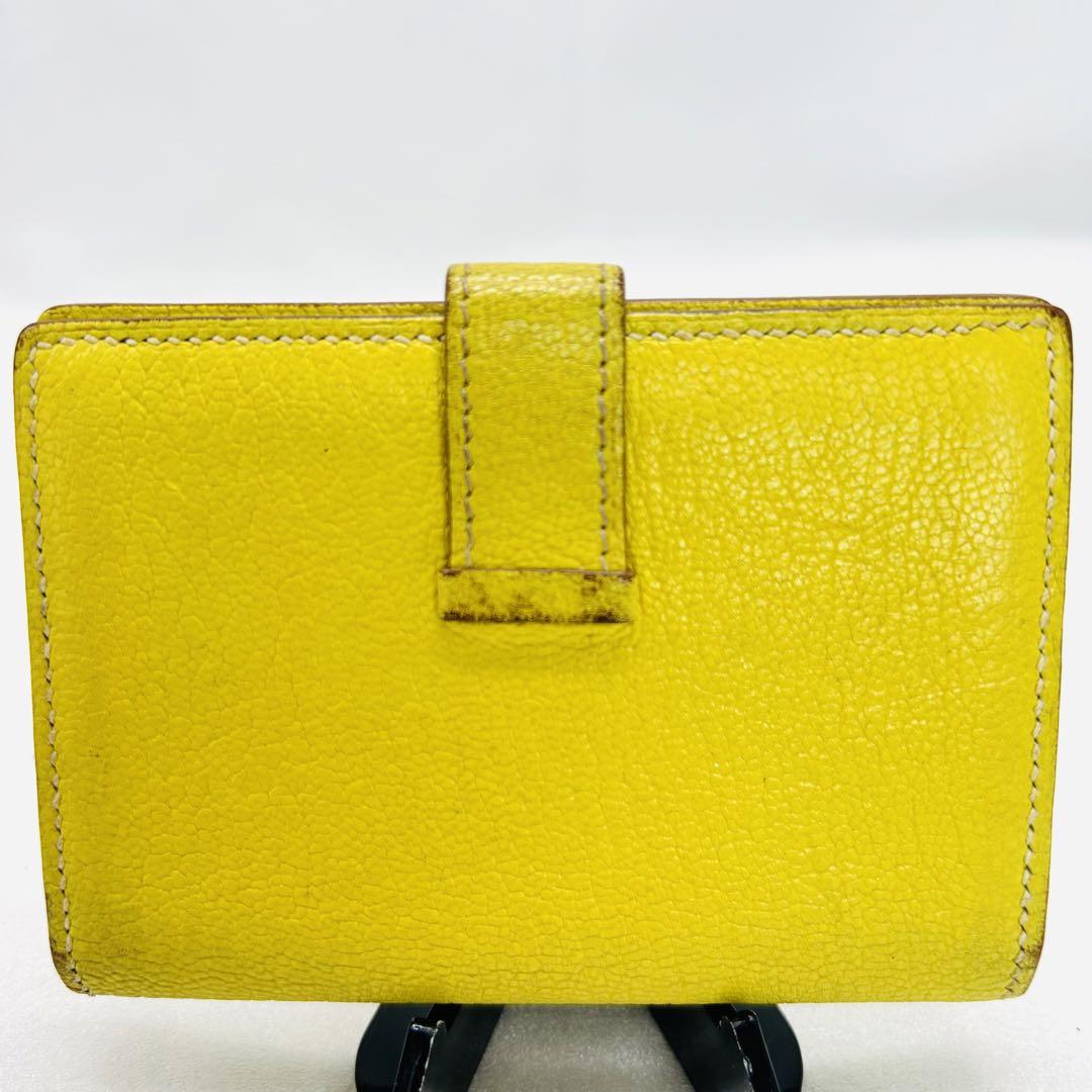 HERMES　エルメス　べアン　エプソン　カードケース　名刺入れ　H金具　レザー