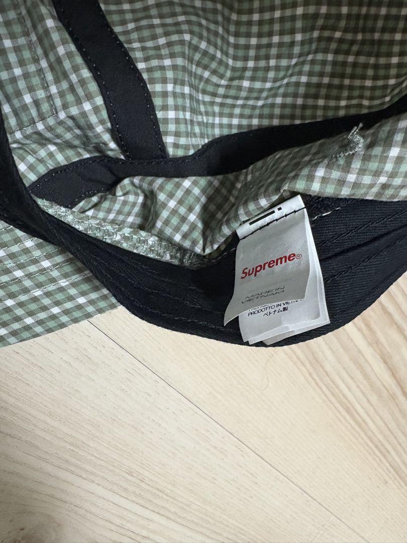 Supreme 25ss Cordura® Plaid Camp Cap 緑