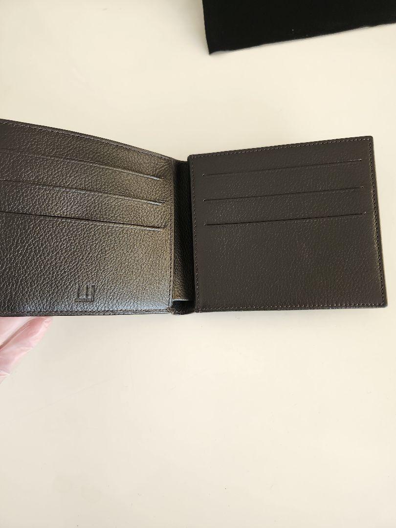 メーカー直売 - 人気ランキング 未使用 ダンヒル dunhill 財布 ダークブラウン 札入れ 二つ折り 小物