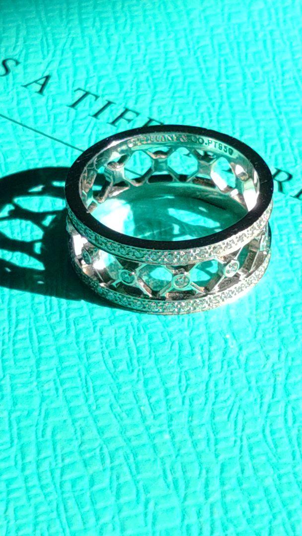 ❤️Tiffany &Co Diamond0.50ct/pt950/13.5号
