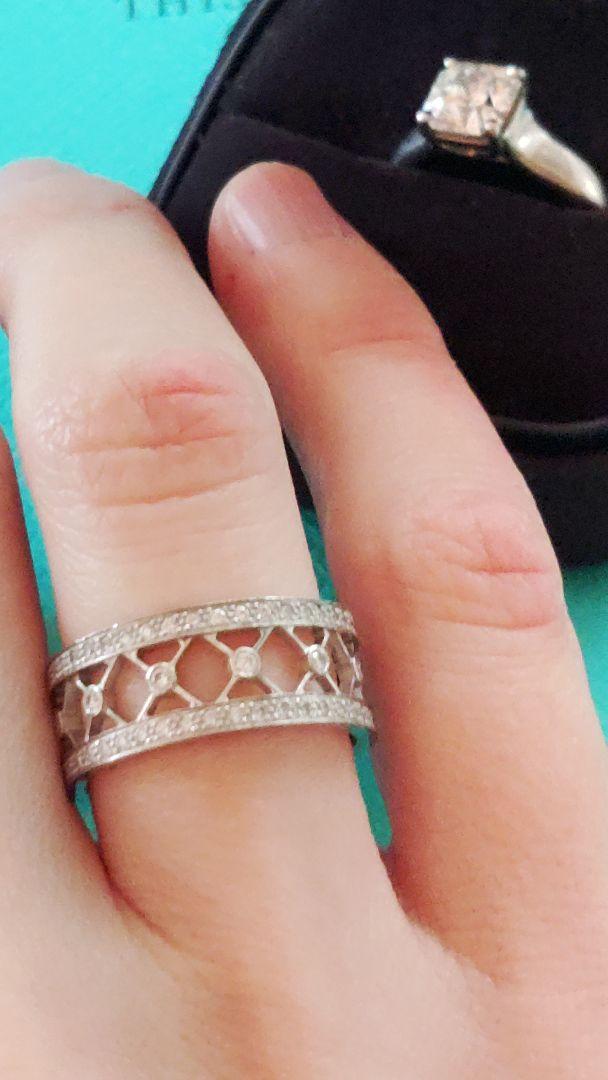 ❤️Tiffany &Co Diamond0.50ct/pt950/13.5号