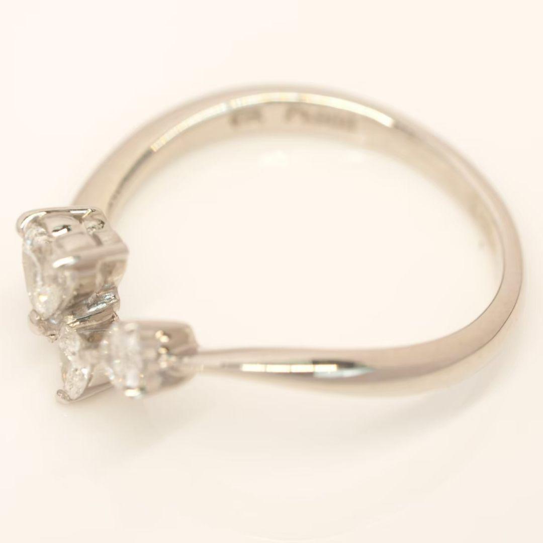 k69☆新品 極上天然ハートダイヤモンドリング Pt900 D0.209ct