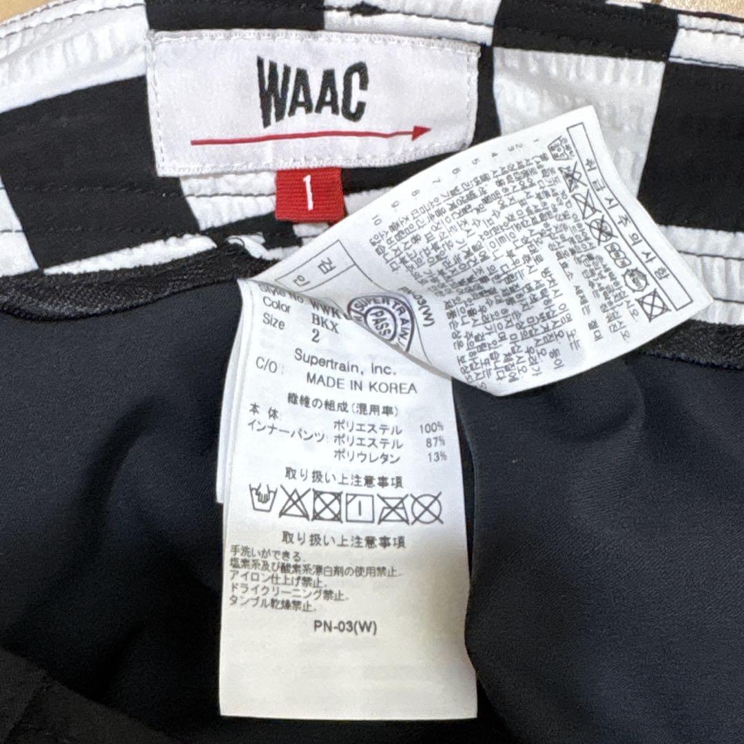 WAAC★　ゴルフウェア　スカート　チェック柄　サイズ1　高級　ギンガム