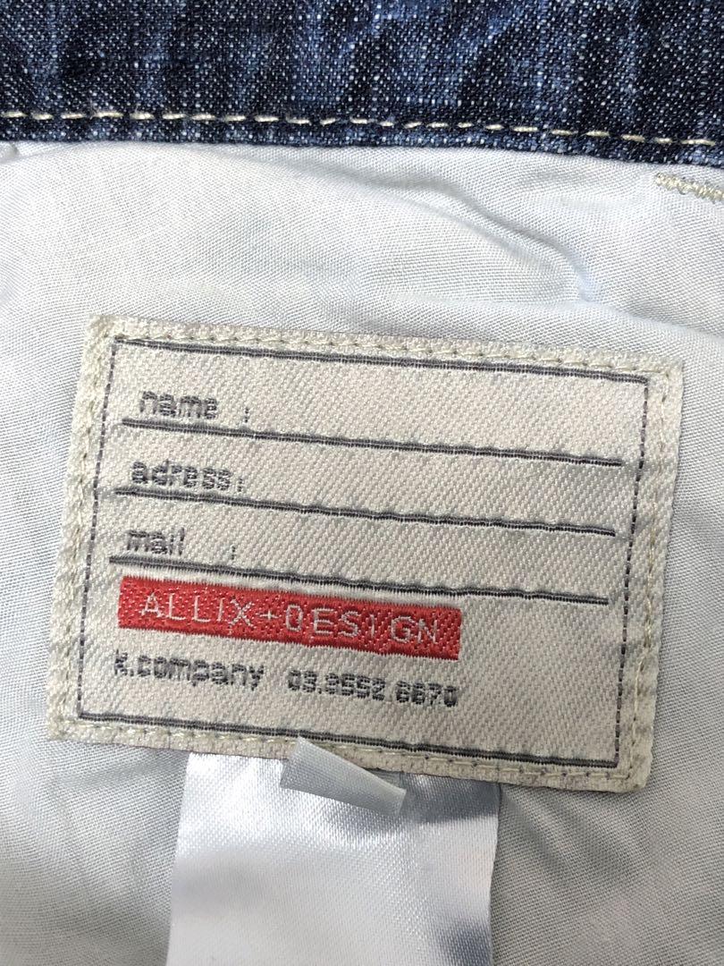 ALLIX DESIGN 00’s Y2K 古着 ストライプ ハーフパンツ