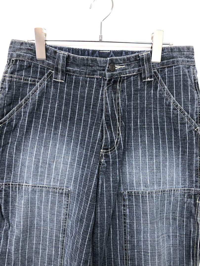 ALLIX DESIGN 00’s Y2K 古着 ストライプ ハーフパンツ