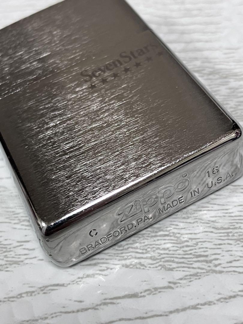 Zippo。Seven Stars 。中古。