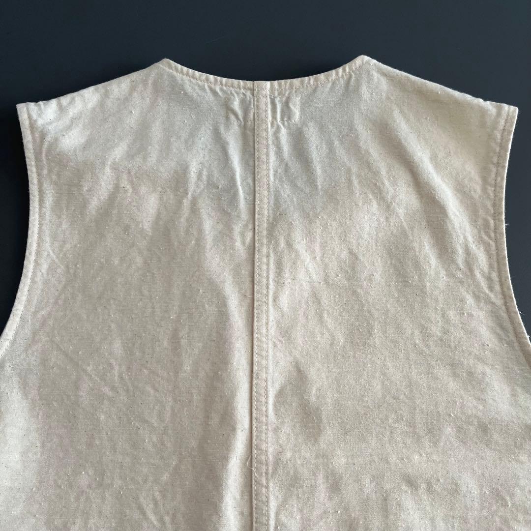 SASSAFRAS ハンティングベスト 生成り ベスト | phalagoonresort.com