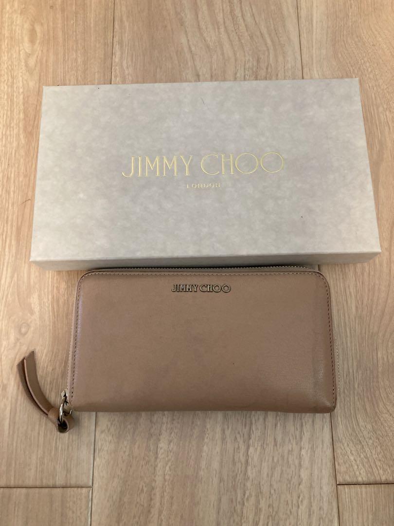 ジミーチュウ　JIMMY CHOO 長財布　薄ピンク