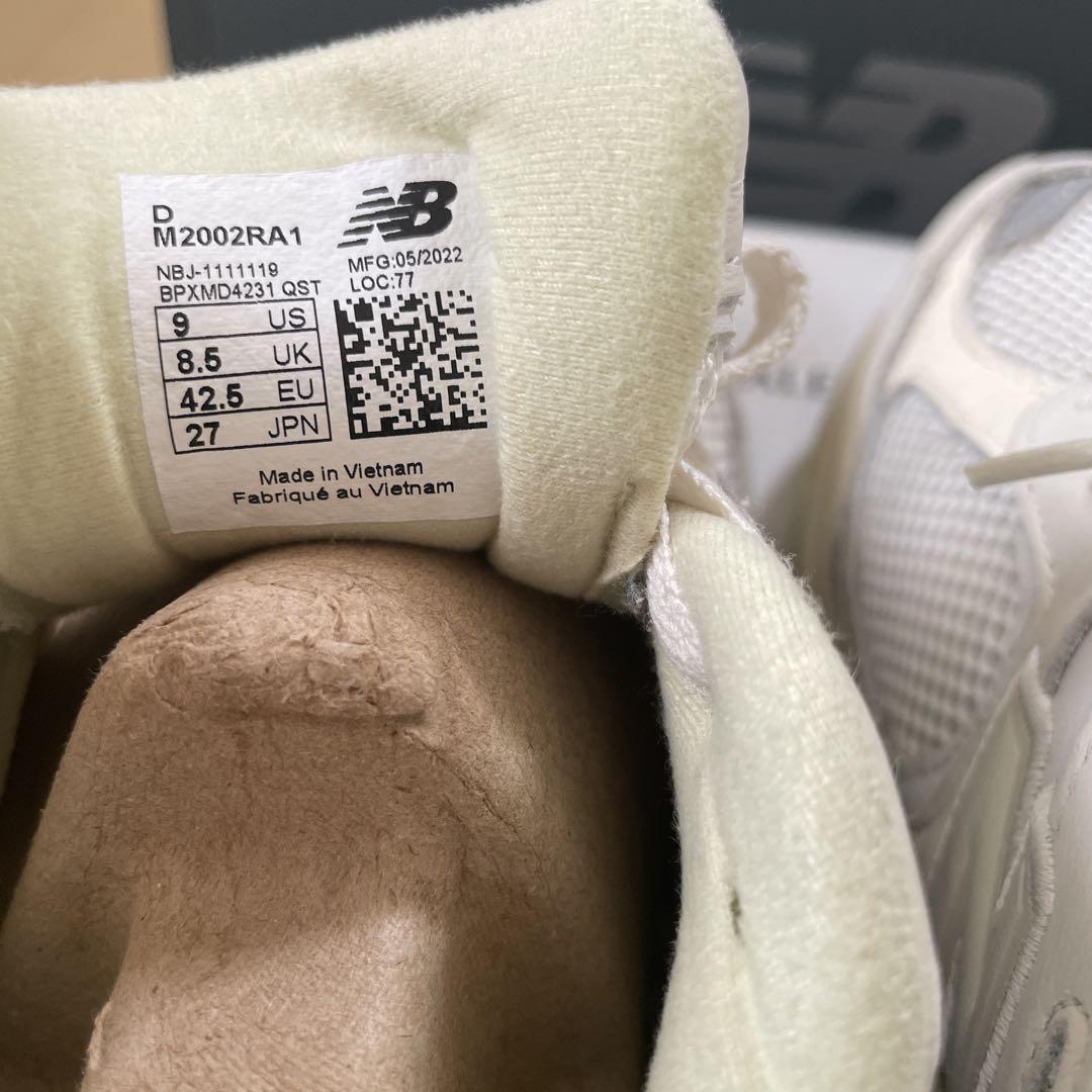 AURALEE × New Balance 2002R \"White\" 27cm