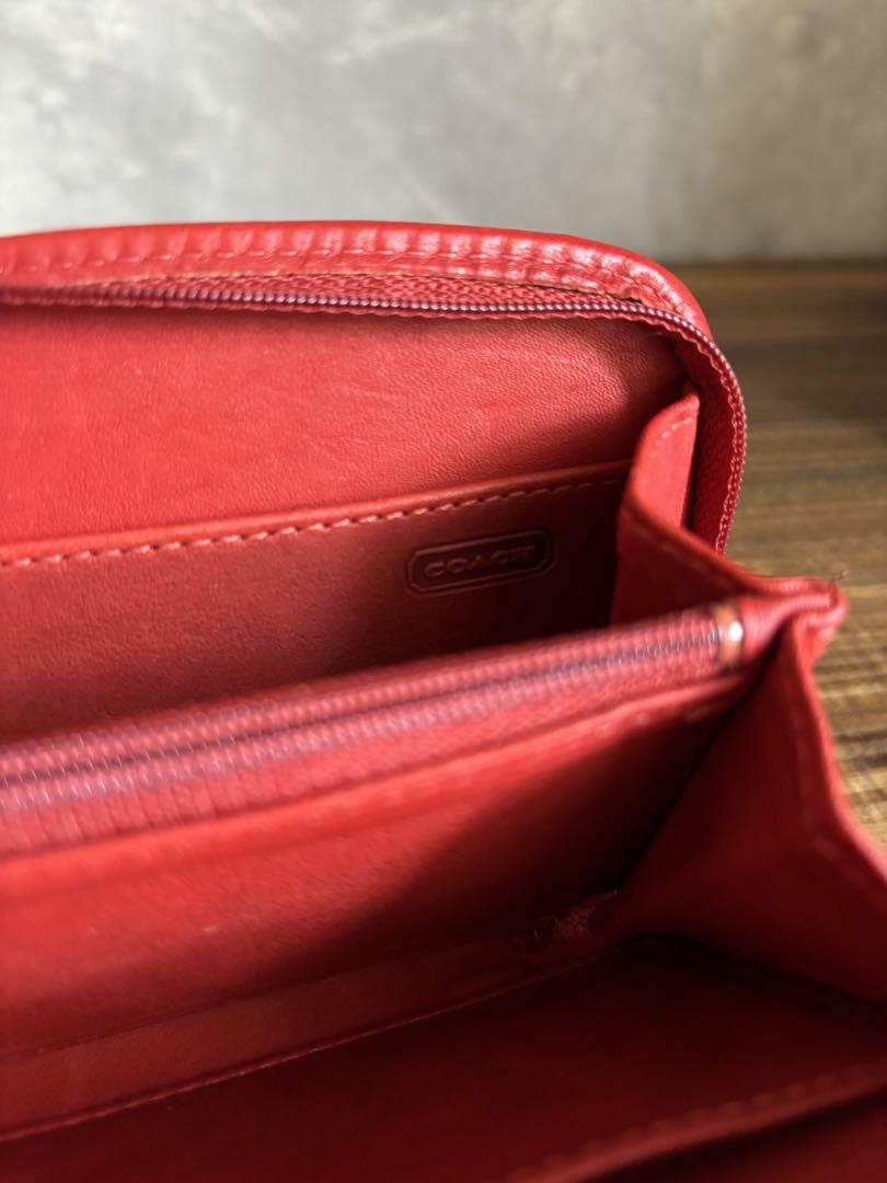 COACH 赤財布 オールドコーチ