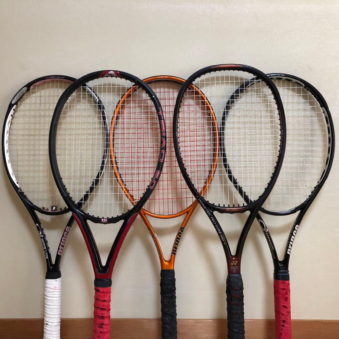 Prince YONEX Wilson テニスラケット 5本