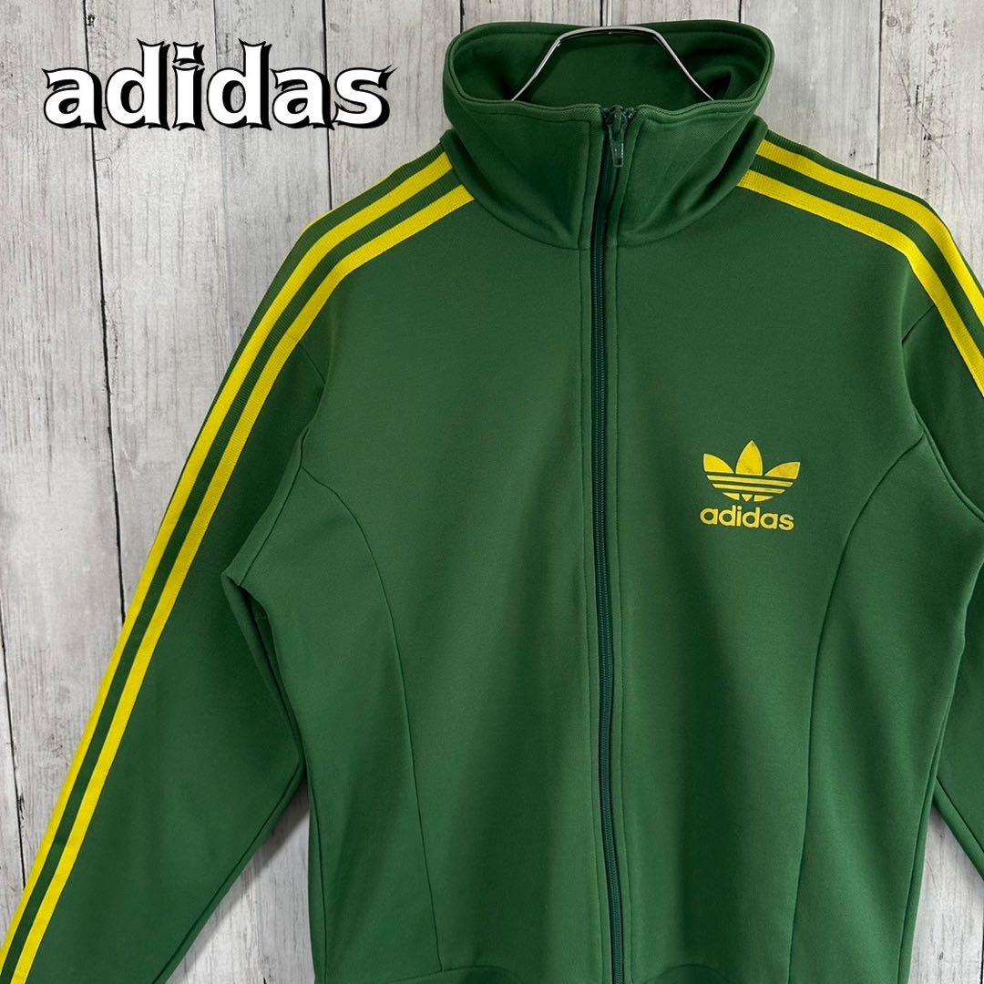 adidas アディダス ジャージ L 刺繍ロゴ ワンポイント トラック 90s