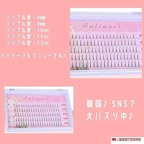 つけま 部分つけまつげ Liberte555 韓国アイドル風 ナチュラル