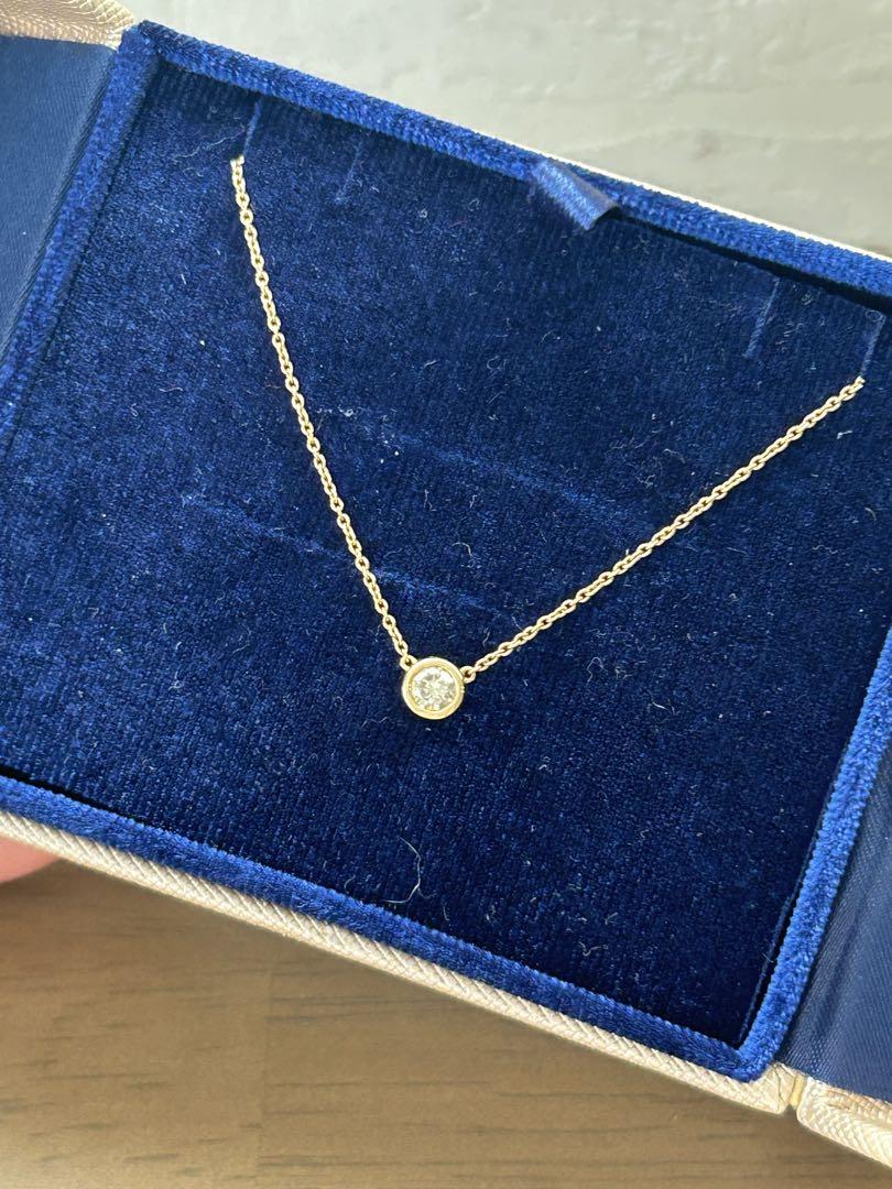 保証書付✨ほぼ未使用品✨フクリン0.25ct一粒ダイヤモンドネックレス