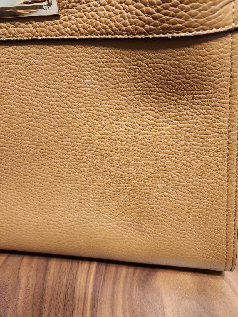 GIANNI NOTARO レザーワンハンドルバッグ(キャメル) 画像2