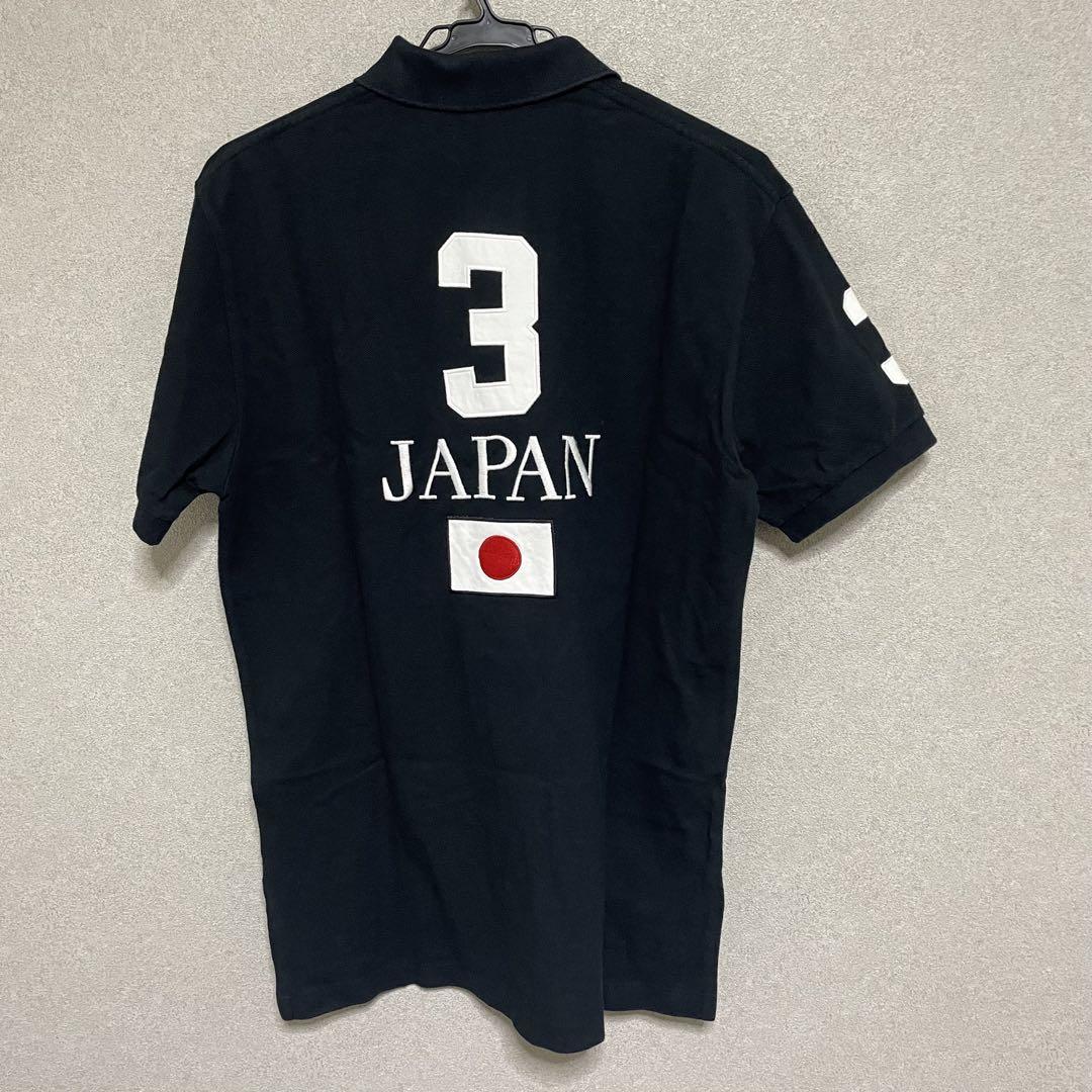 美品 国旗 日本 USA ラルフローレン ビックポニー ポロシャツ S
