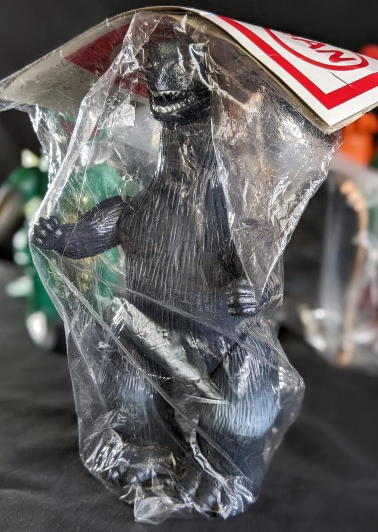 ゴジラ&ラドン&バラゴン&ガイガン(ブルマァク)ソフビ5体セット