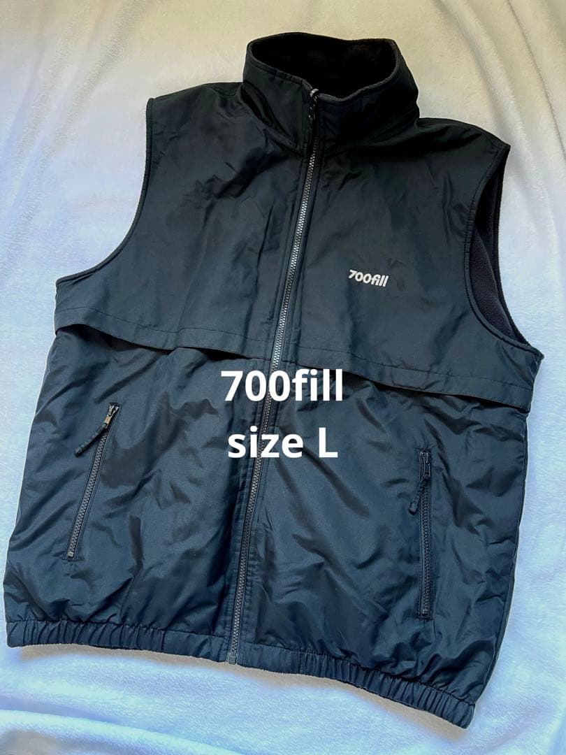 700fill リバーシブルベスト　L