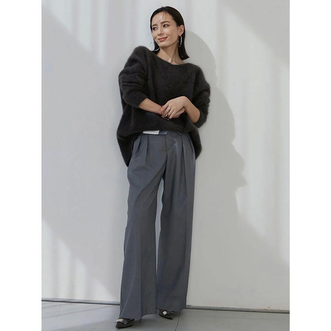 anuans ラクーンボートネックプルオーバー anuans ラクーンボートネックプルオーバー