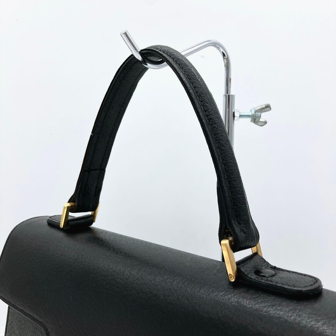 【VALENTINO GARAVANI】ハンドバッグ ゴールド金具 ブラック 【VALENTINO GARAVANI】ハンドバッグ ゴールド金具 ブラック