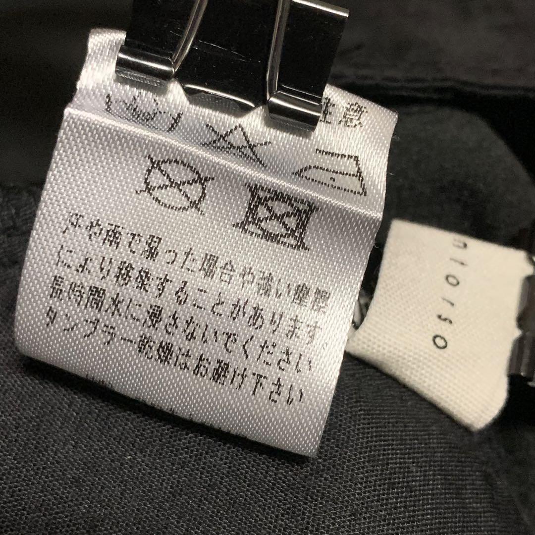 ANTIQUA パターントルソー ＊ 大人サロペット オールインワン 黒