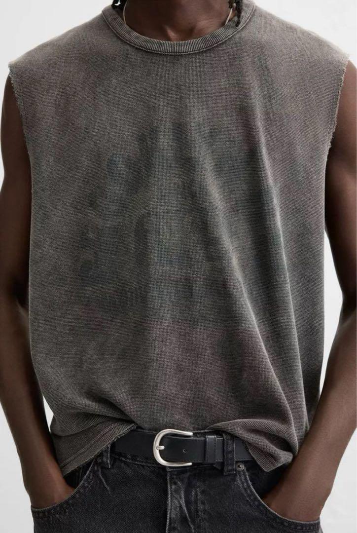【ZARA】コントラストプリント ニットTシャツ 4090/404/800 コントラストプリント ニットTシャツ - エクリュ | ZARA Japan