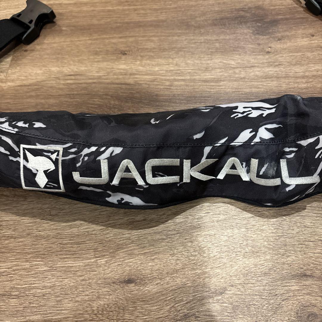 ジャッカル　自動膨張ライフジャケット-JF06 グレーカモ