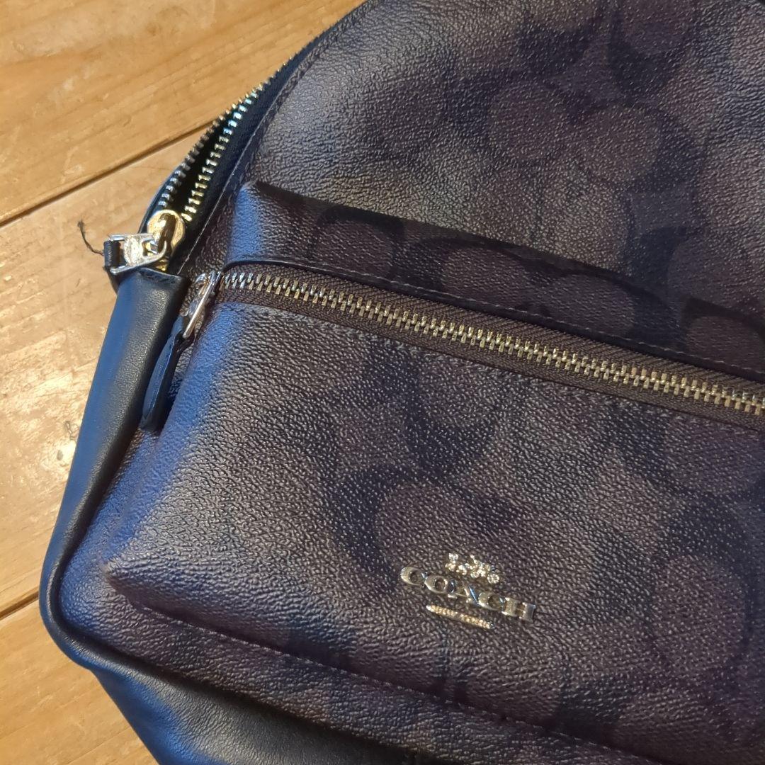 最終値下げ価格！COACH レザーリュック