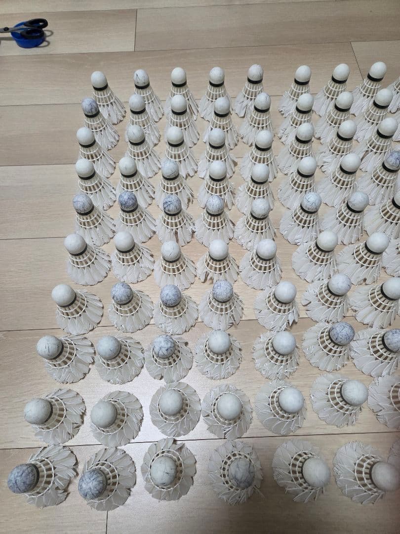 中古バドミントン シャトル アエロセンサ500 120個