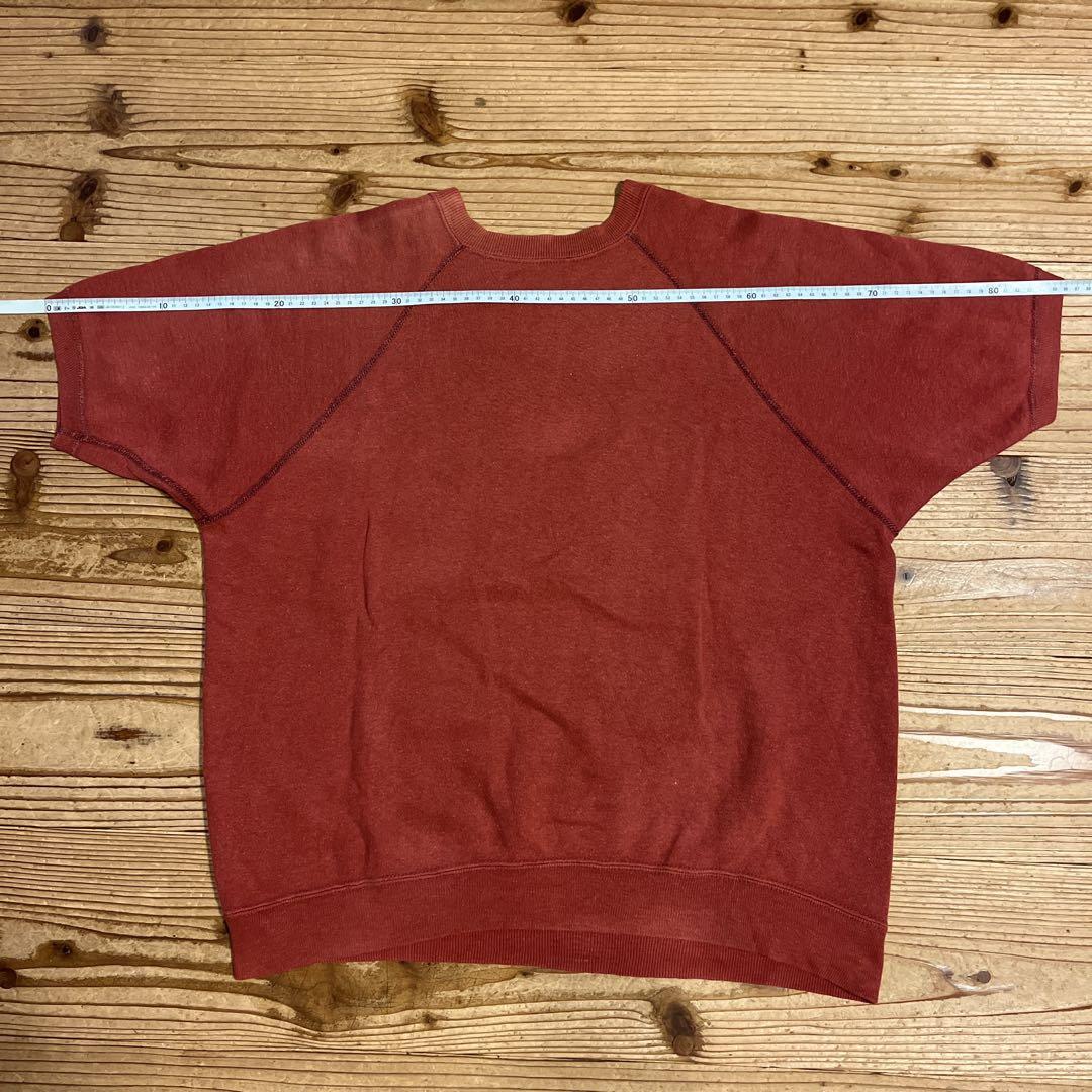 m*i様 60s vintage sweat フロッキープリント 半袖スウェット