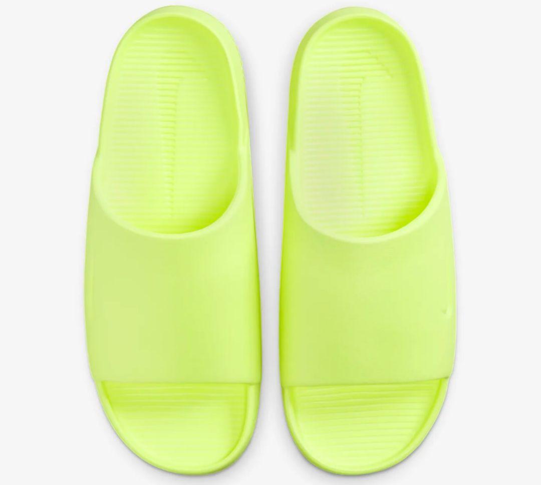 ★蛍光イエロー！★NIKEナイキ★ゴツめ厚底サンダルスライド★３０cmＵＳ：１２