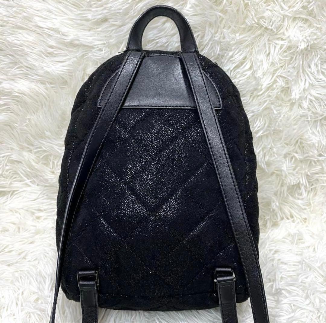 STELLAMcCARTNEY ファラベラ ミニリュック キルティング 黒 STELLAMcCARTNEY ファラベラ ミニリュック キルティング 黒