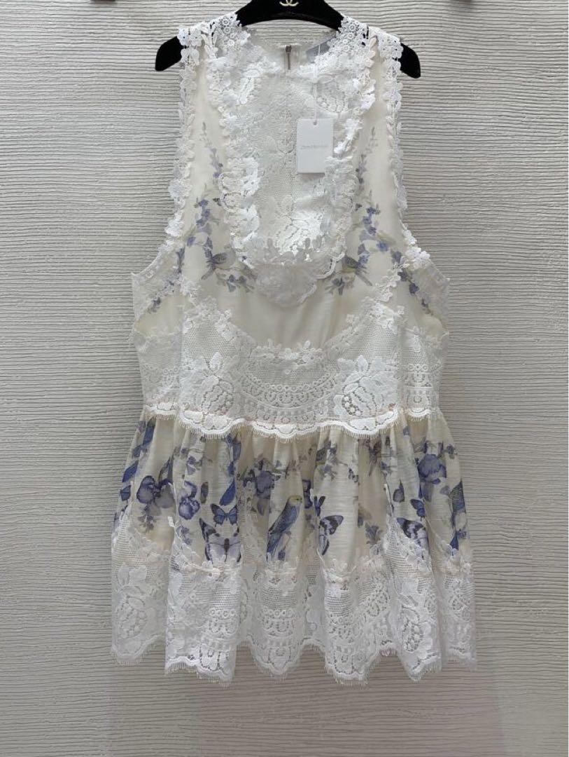 ZIMMERMANN 花柄レースワンピース