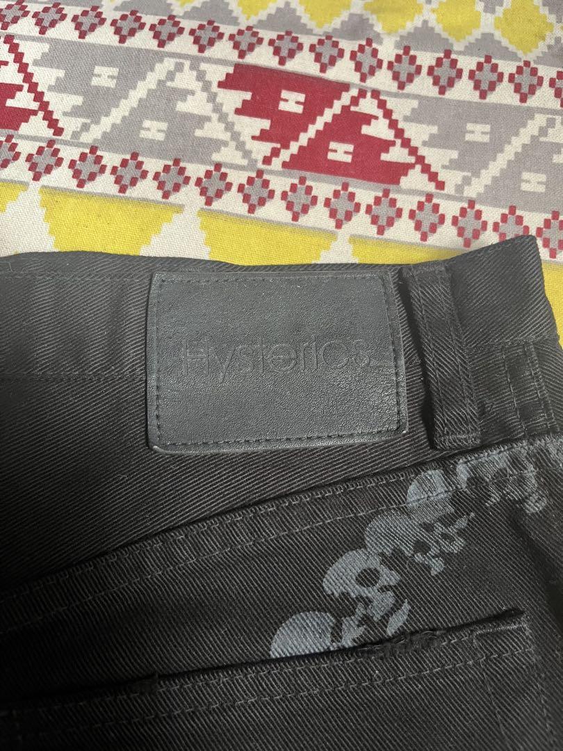 [美品]HYSTERIC GRAMOUR デニムスカート 黒