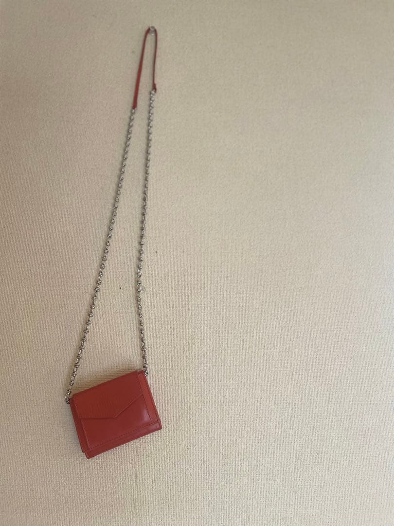 SAGAN VIENNA サガンヴィエンナ チェーンウォレットレッド 赤 SAGAN VIENNA サガンヴィエンナ チェーンウォレットレッド 赤