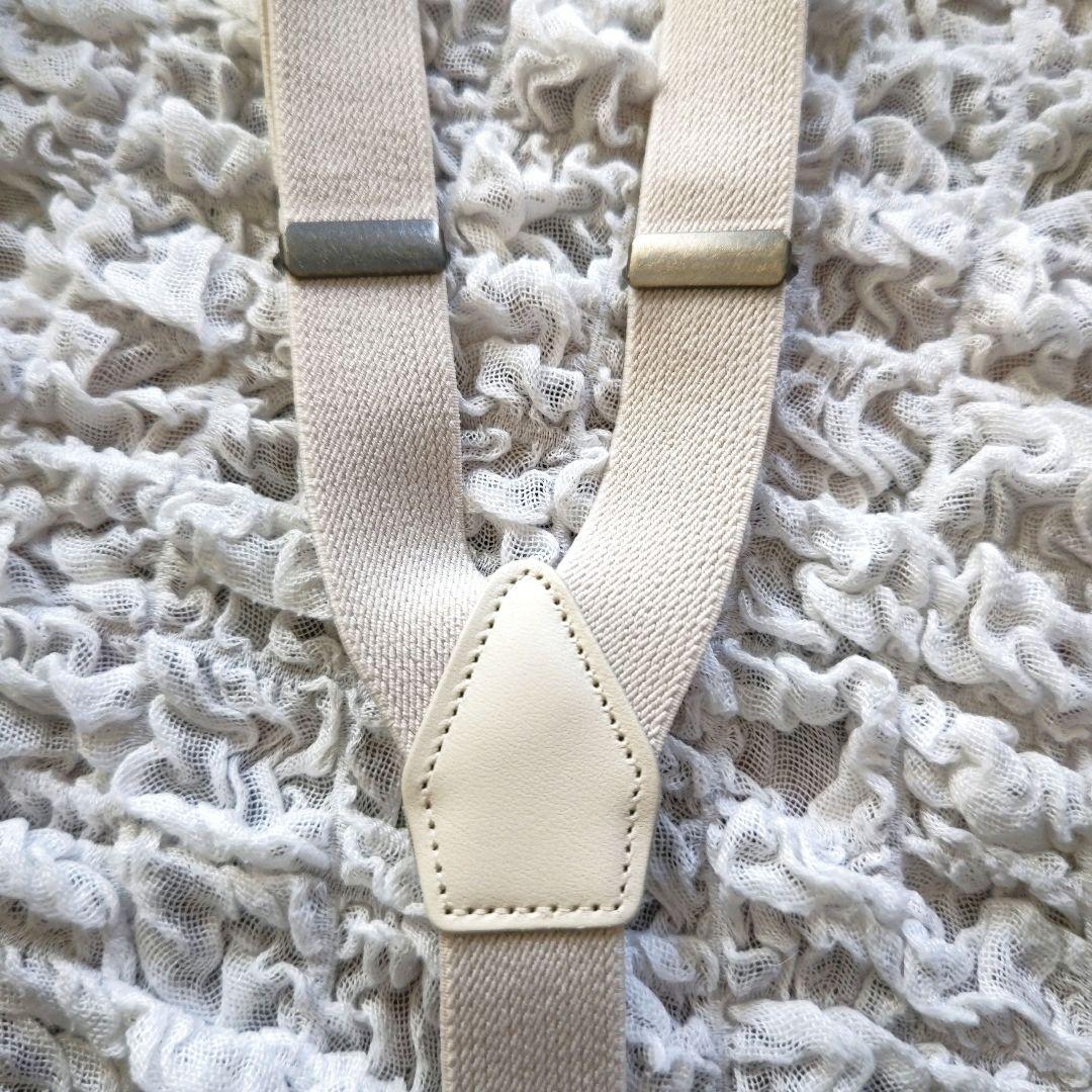 ＜6(ROKU)＞SUSPENDERS WHITE/サスペンダー　オフホワイト 6(ROKU) サスペンダー ホワイト 小物 - メルカリ