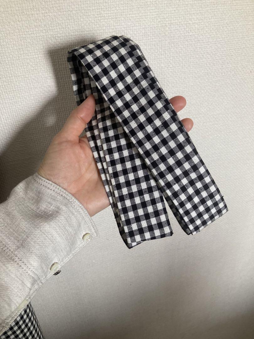 mikomori × THIRD MAGAZINE】COTTON SILK CHECKERED VEST(C0439