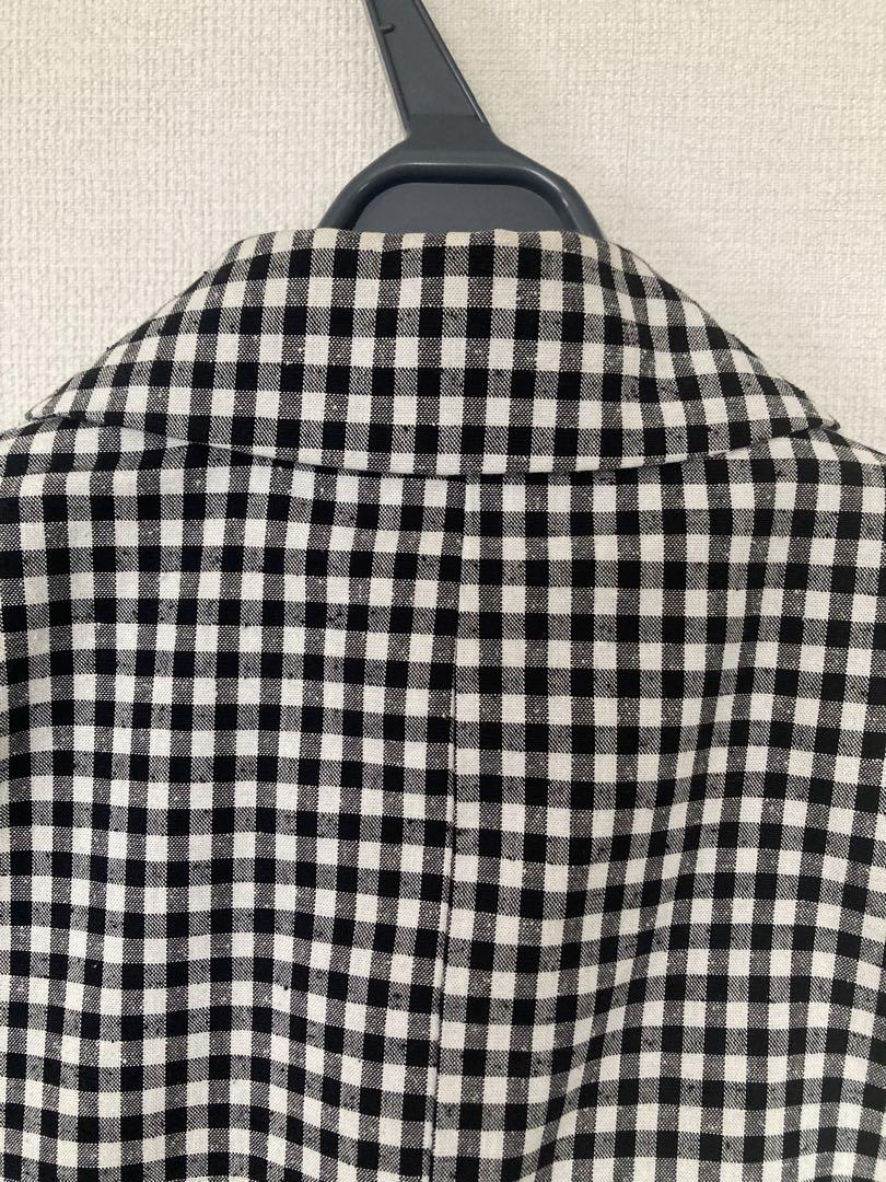 mikomori × THIRD MAGAZINE】COTTON SILK CHECKERED VEST(C0439