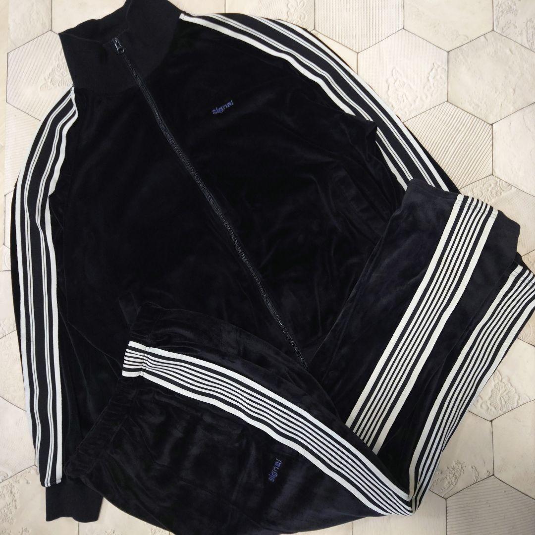 SIGNAL SPORTS × Adastria ベロア セットアップ