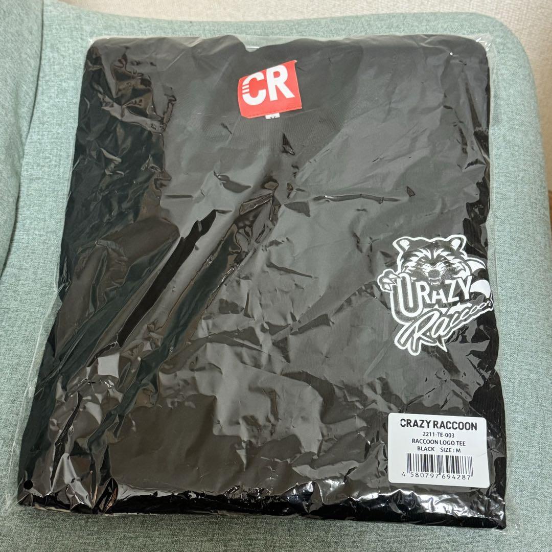 CRAZY RACCOON LOGO TEE WHITE